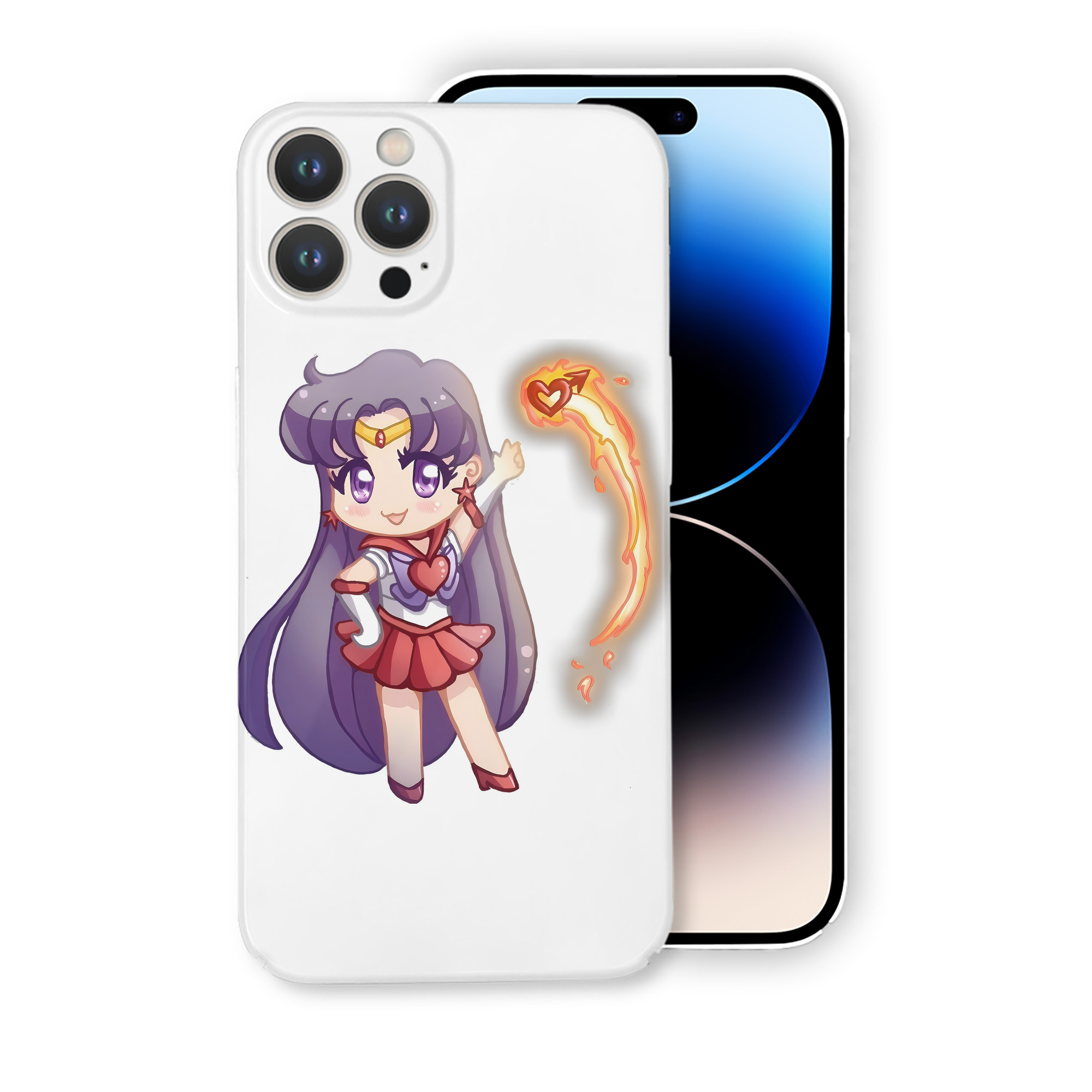（画像用） 美少女戦士セーラームーン 火野レイ ひの レイ Sailor Moon Hino Rei （セーラーマーズ,Sailor Mars） 【iPhone 14シリーズ対応】ハードケース